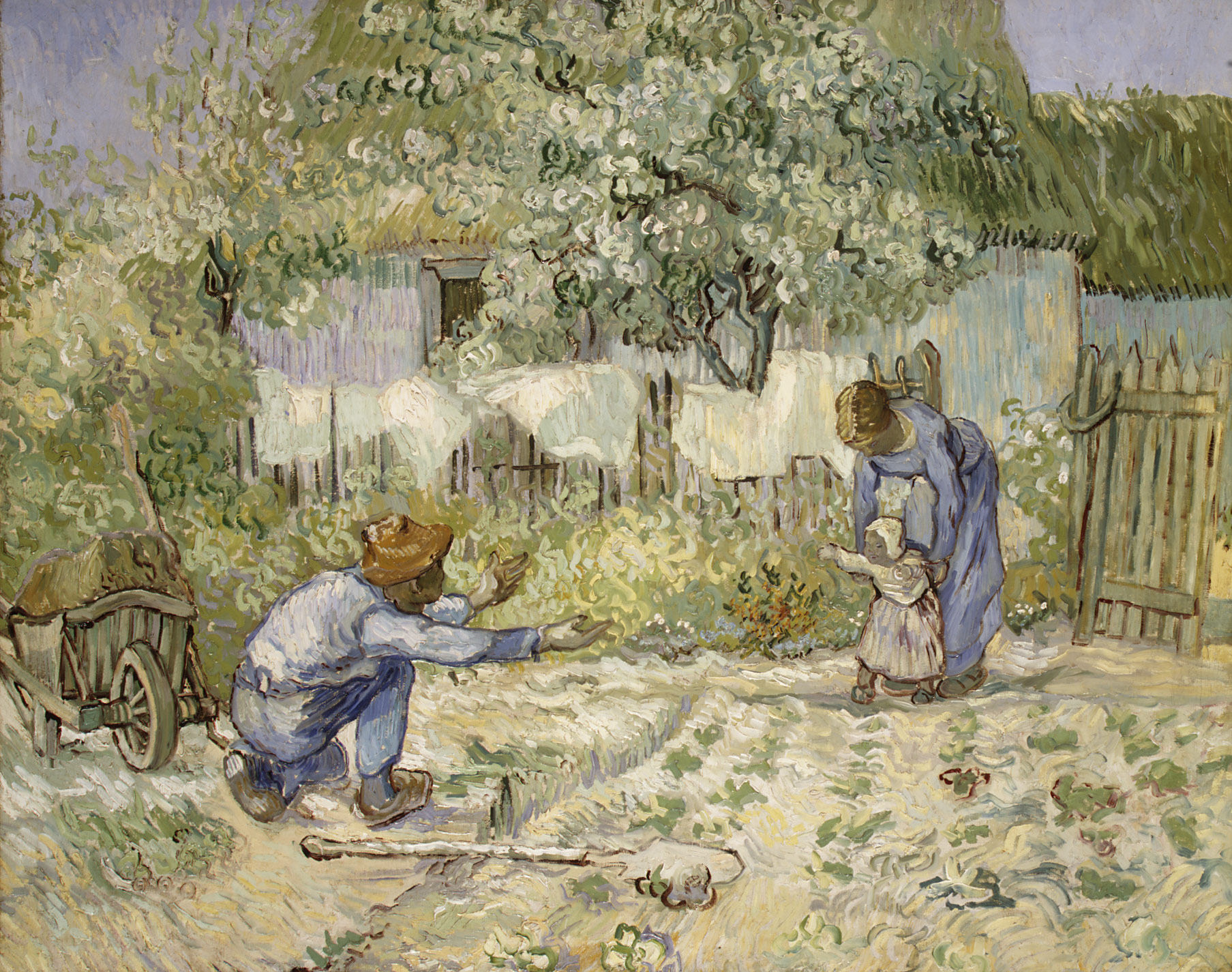 Vincent van Gogh - First Steps after Millet - 1890